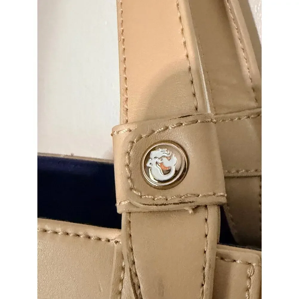 Spartina 449 Tybrisa Day Tote Navy Ivory Geometric Top Handle Purse